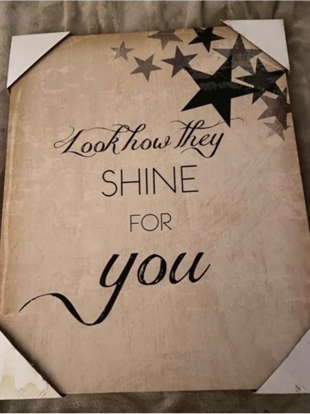 ✨LOOK HOW THEY SHINE FOR YOU✨ CANVAS PRINT